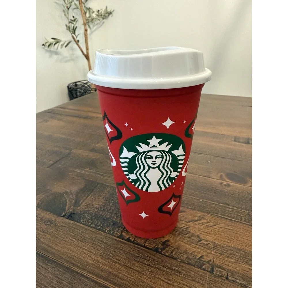 Starbucks Holiday 2023 Red Cup Day (16 oz) Reusable Hot Cup